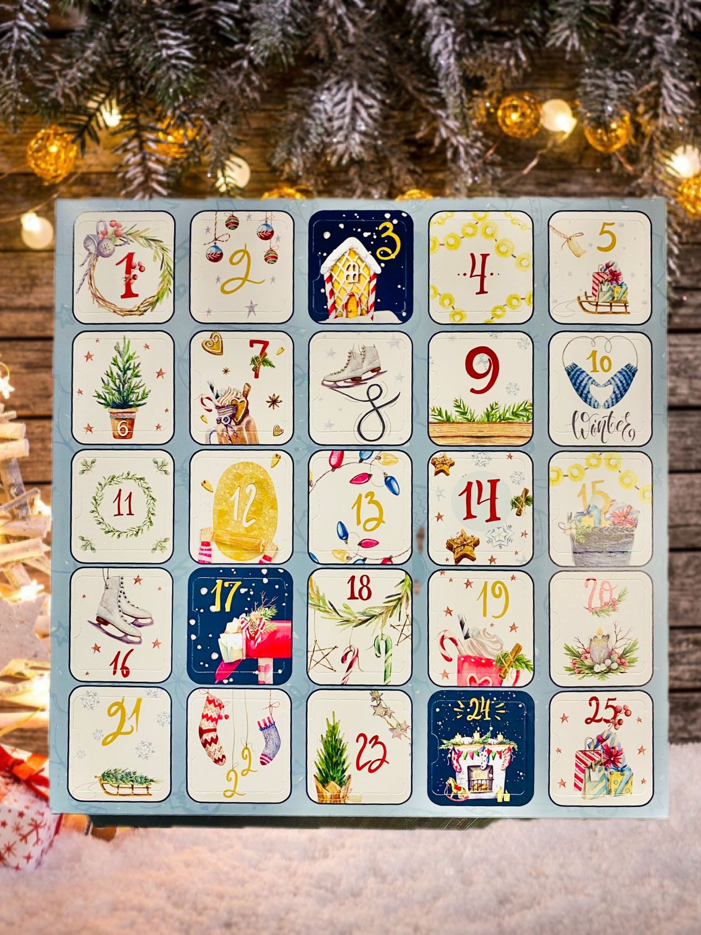 Whimsical Merry & Bright Advent Calendar