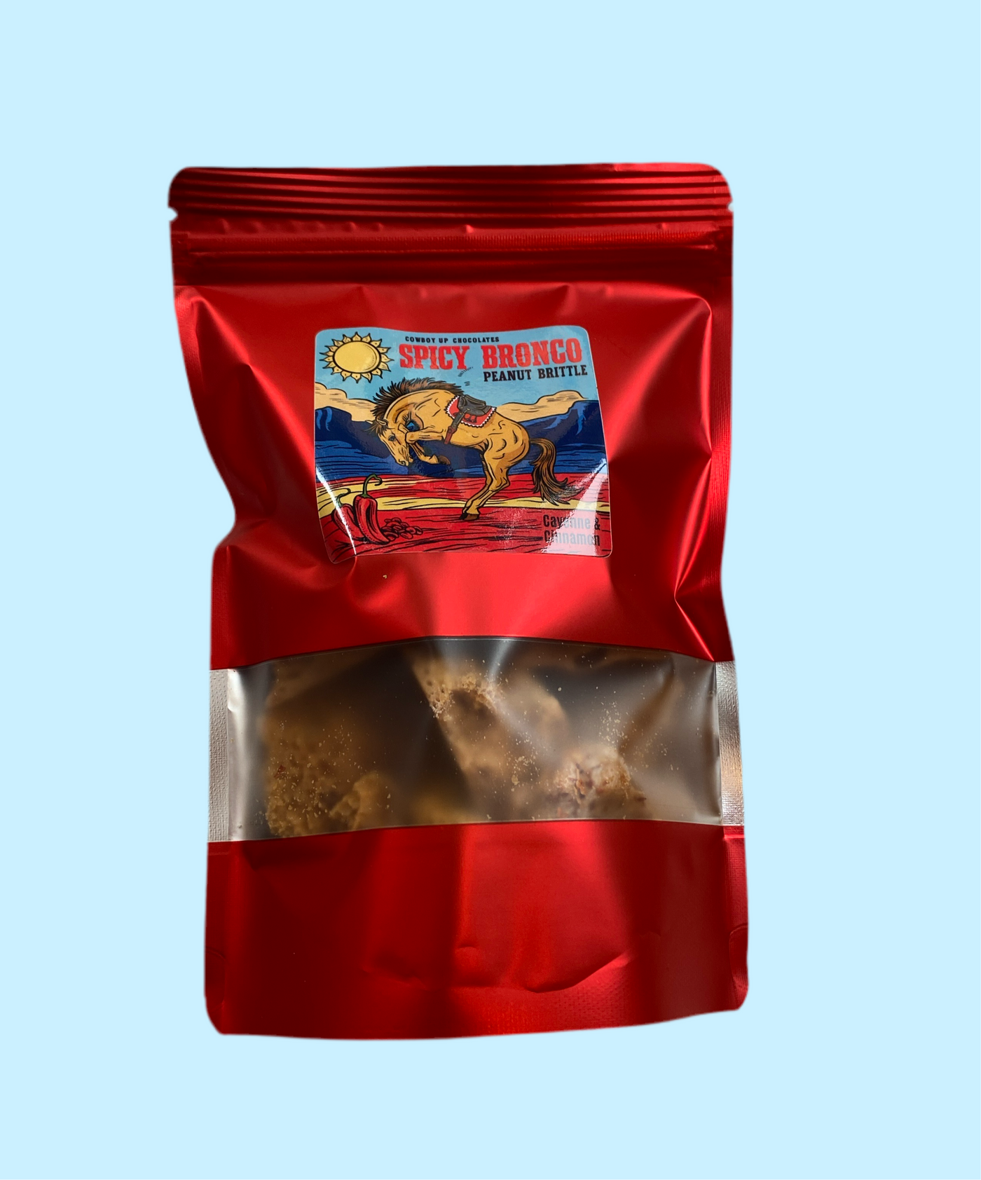 Bronco Brittle…with a KICK (heat and sweet)